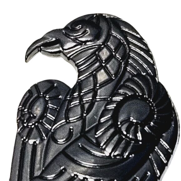 Raven Hair Prong Styling Pins Black Wicca Witch Stick Whimsical Goth Bird Crow - Picture 12 of 14